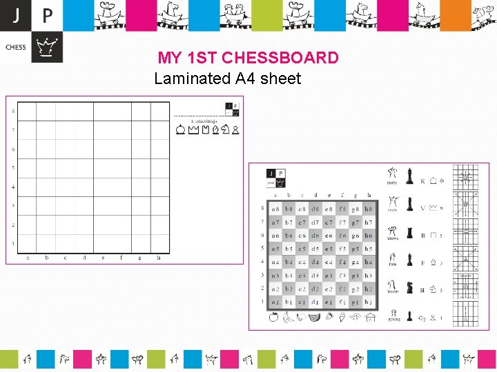 MY 1 ST CHESSBOARD Laminated A 4 sheet 