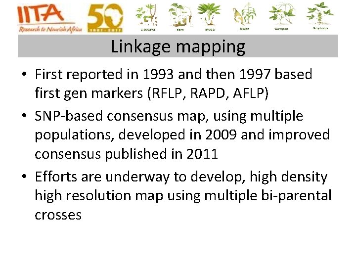 Genetic Maps Linkage mapping • First reported in 1993 and then 1997 based first Genetic Maps Linkage mapping • First reported in 1993 and then 1997 based first