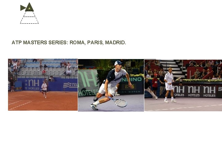 ATP MASTERS SERIES: ROMA, PARIS, MADRID. 