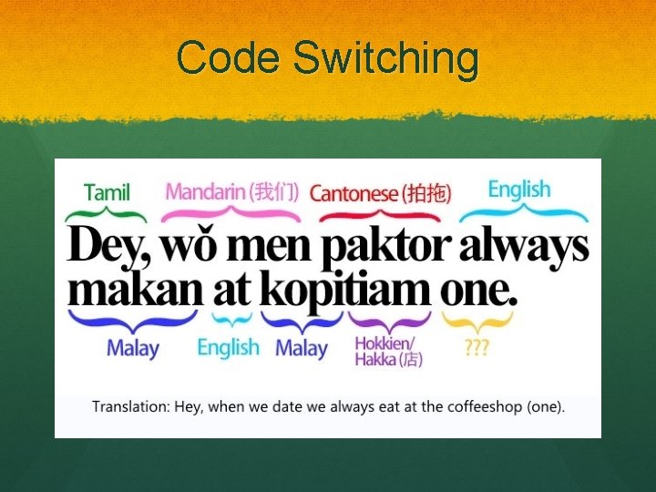 Code Switching 