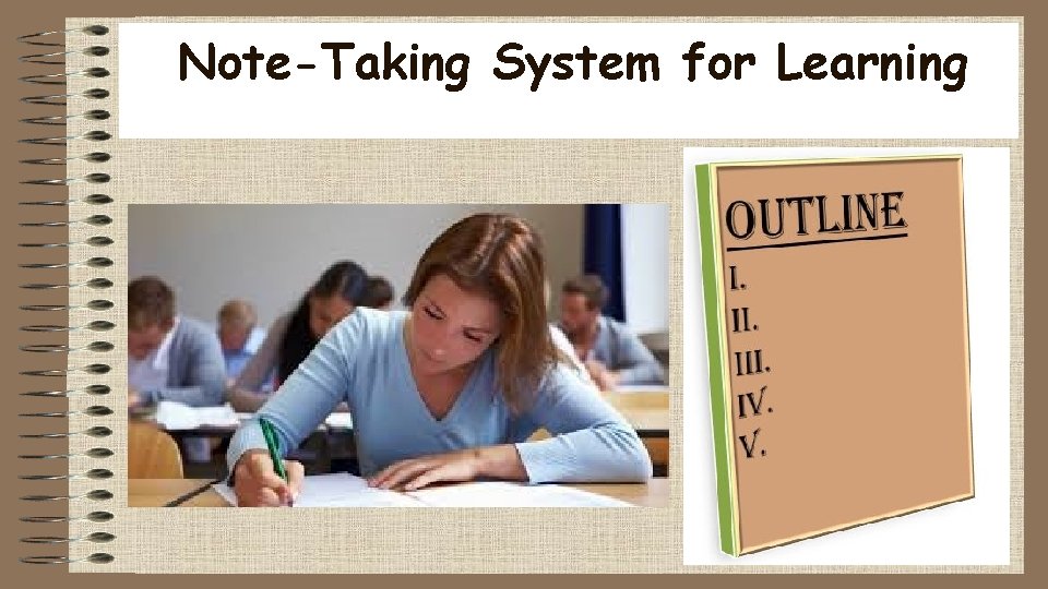Note-Taking System for Learning 