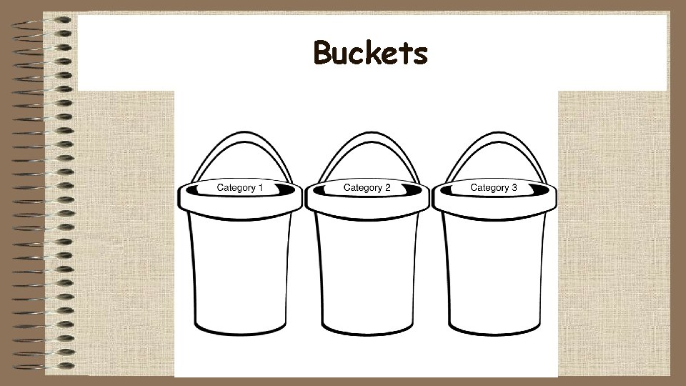 Buckets 