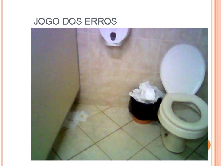 JOGO DOS ERROS 