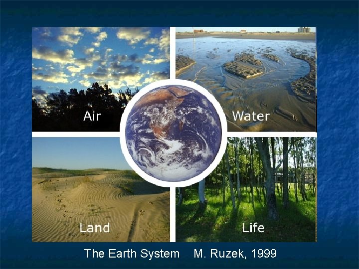  The Earth System M. Ruzek, 1999 