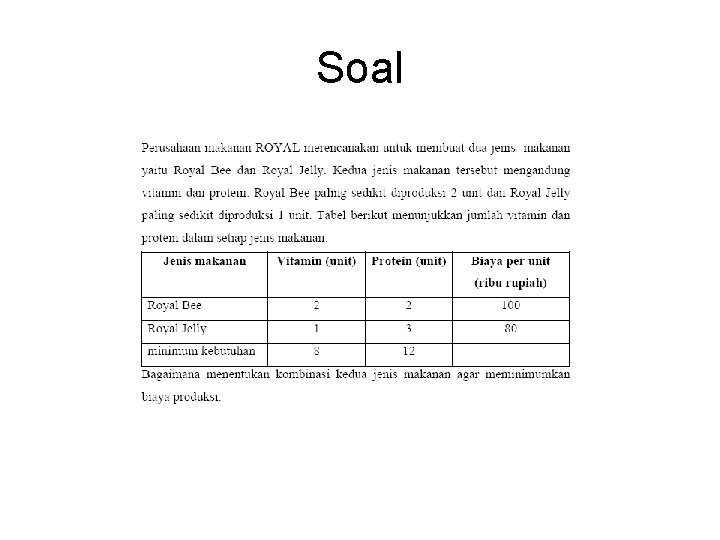 Soal Soal