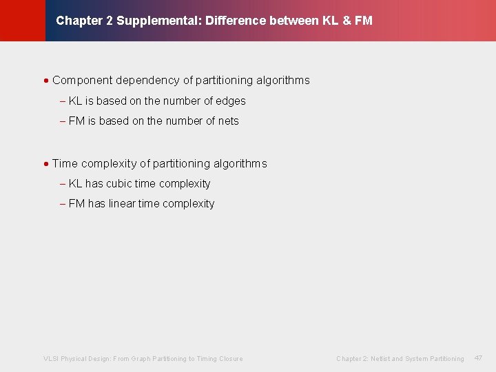 © KLMH Chapter 2 Supplemental: Difference between KL & FM · Component dependency of