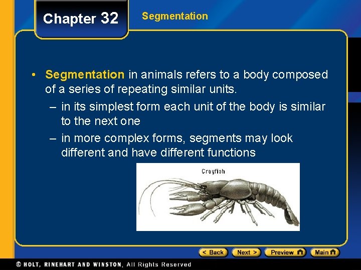 Chapter 32 Section 2 Invertebrates and Vertebrates Objectives