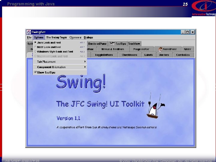 Programming with Java Mc. Graw-Hill/Irwin 25 © 2002 The Mc. Graw-Hill Companies, Inc. All