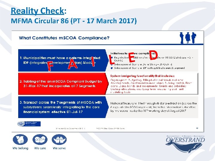 Reality Check: MFMA Circular 86 (PT - 17 March 2017) 