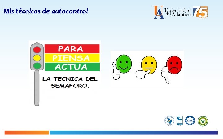 Mis técnicas de autocontrol 