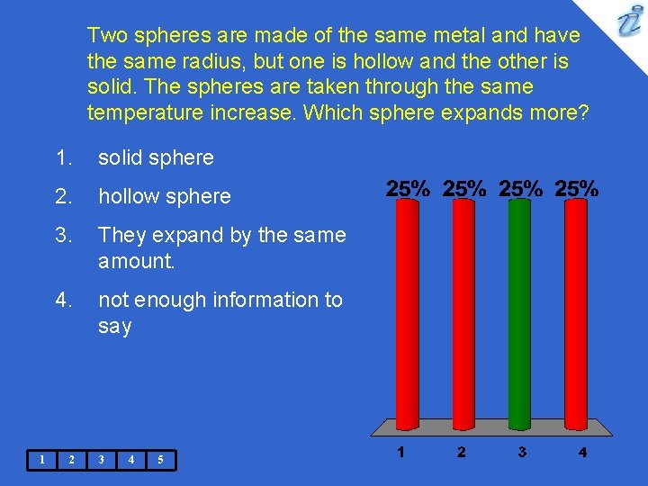 Two spheres are made of the same metal and have the same radius, but Two spheres are made of the same metal and have the same radius, but