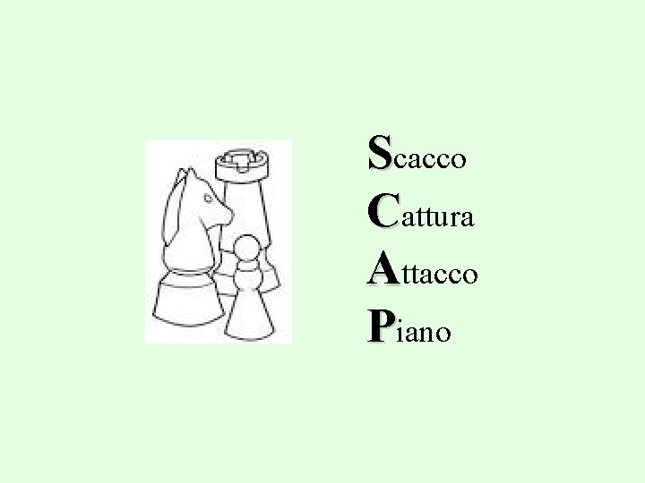 Scacco Cattura Attacco Piano 