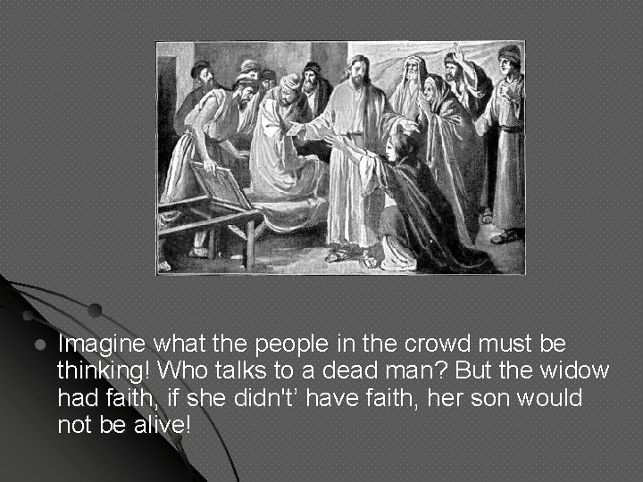 l Imagine what the people in the crowd must be thinking! Who talks to l Imagine what the people in the crowd must be thinking! Who talks to