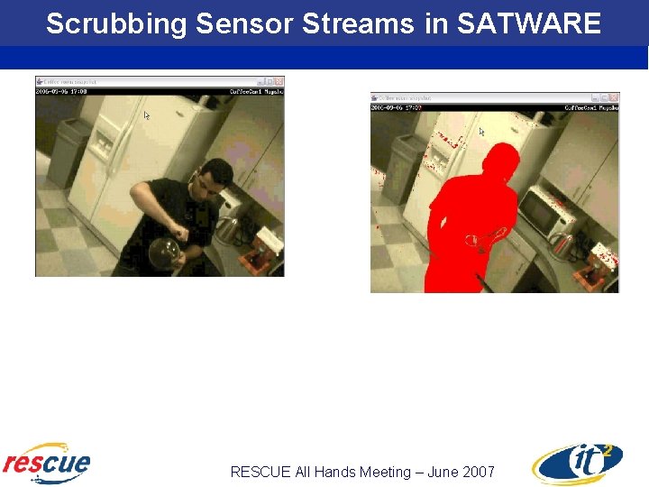 Scrubbing Sensor Streams in SATWARE RESCUE All Hands Meeting – June 2007 