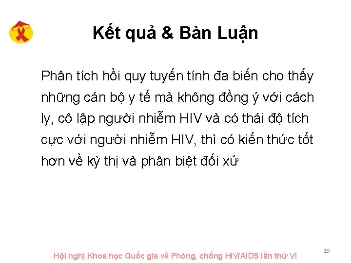 Kết quả & Bàn Luận Phân tích hồi quy tuyến tính đa biến cho