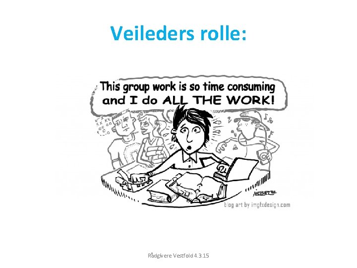 Veileders rolle: Rådgivere Vestfold 4. 3. 15 