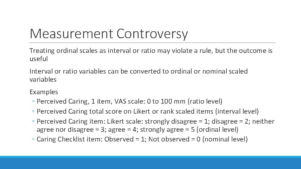Instrumentation Overview Measuring Caring in Nursing Instrumentation
