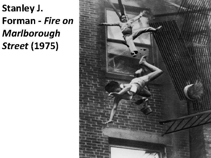 Stanley J. Forman - Fire on Marlborough Street (1975) 