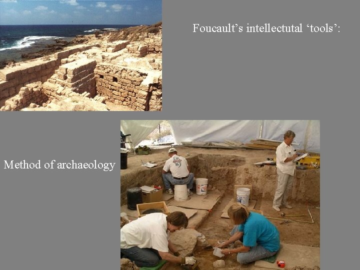 Foucault’s intellectutal ‘tools’: Method of archaeology 