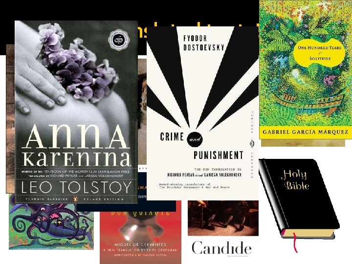 We read translated texts! 