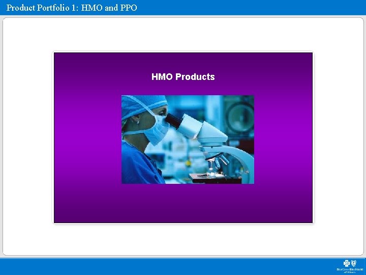 Product Portfolio 1: HMO and PPO HMO Products 