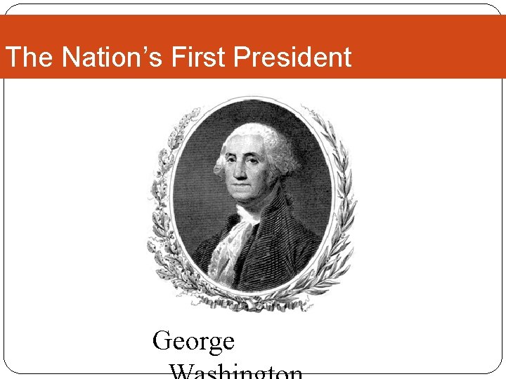 The Nation’s First President George 