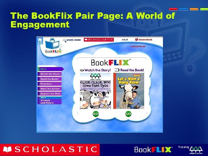 The Book. Flix Pair Page: A World of Engagement 