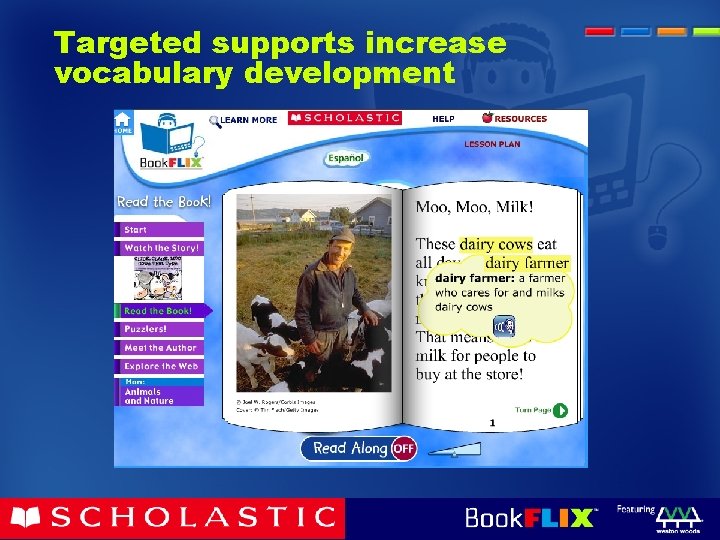Targeted supports increase vocabulary development 