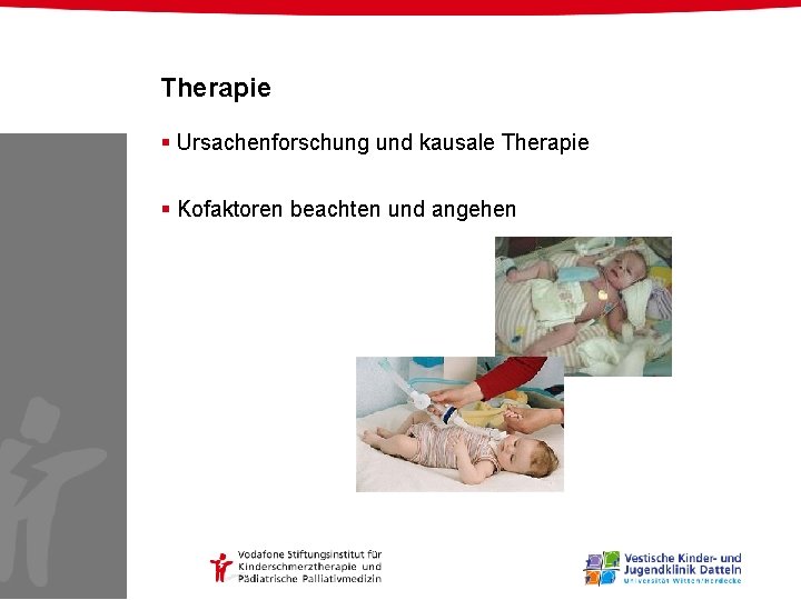 Therapie § Ursachenforschung und kausale Therapie § Kofaktoren beachten und angehen 