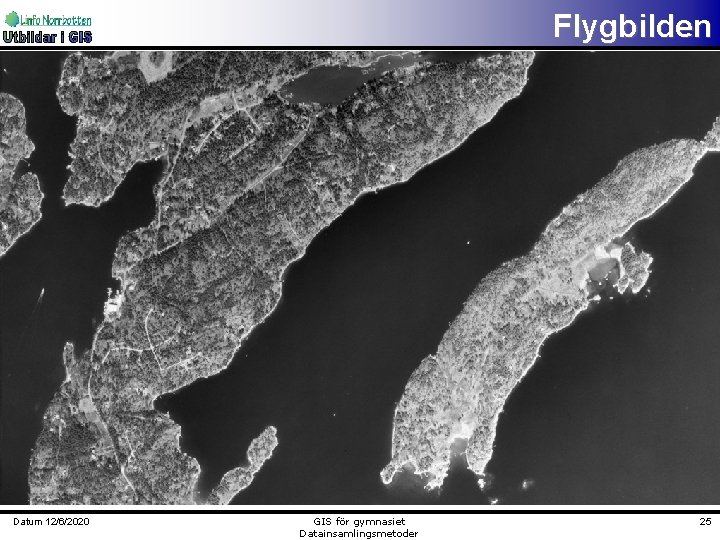 Flygbilden Datum 12/6/2020 GIS för gymnasiet Datainsamlingsmetoder 25 