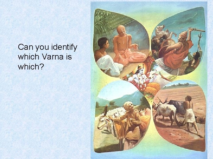 Can you identify which Varna is which? 