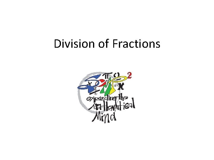 Division of Fractions 