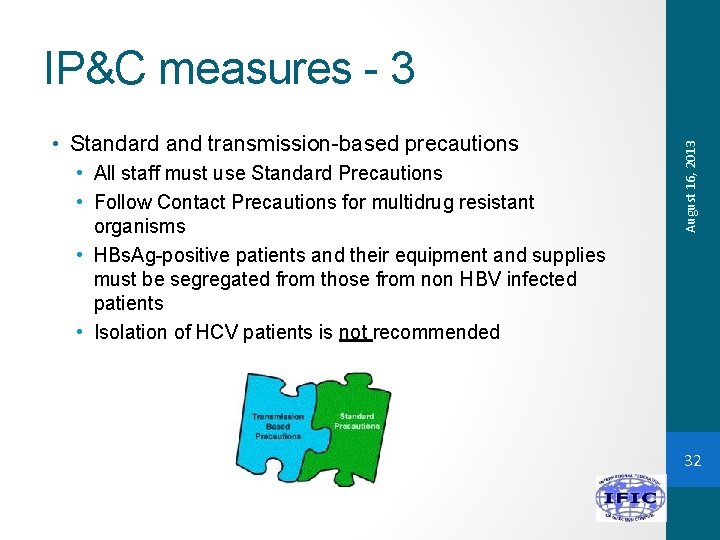  • Standard and transmission-based precautions • All staff must use Standard Precautions •