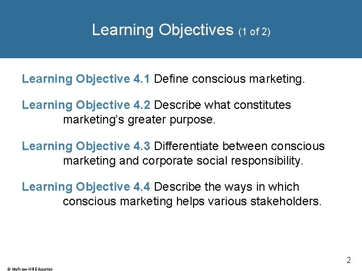Chapter 4 Conscious Marketing Corporate Social Responsibility and