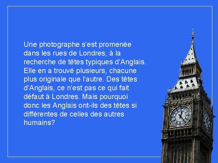 Une photographe s’est promenée dans les rues de Londres, à la recherche de têtes