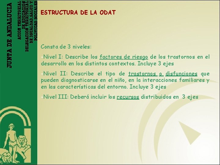 ACIÓN TERRITORIAL DE EDUCACIÓN DELEGACIÓN TERRITORIAL DE IGUALDAD, SALUD Y POLITICAS SOCIALES JUNTA DE