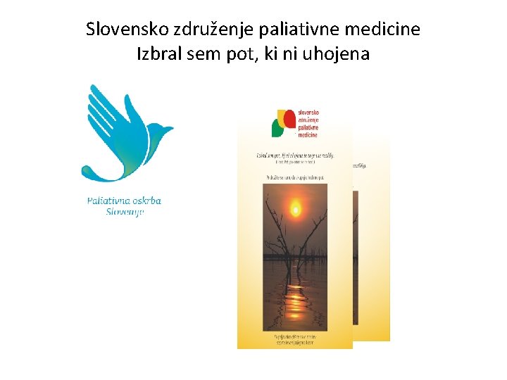 Slovensko združenje paliativne medicine Izbral sem pot, ki ni uhojena 