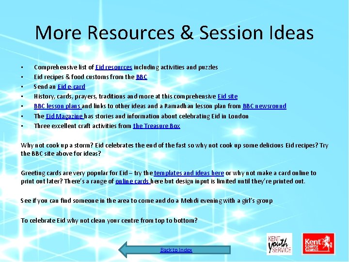 More Resources & Session Ideas • • Comprehensive list of Eid resources including activities