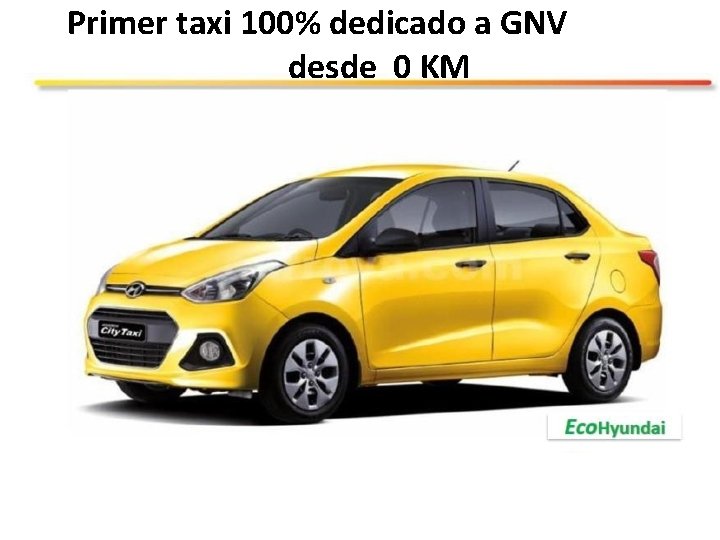 Primer taxi 100% dedicado a GNV desde 0 KM 
