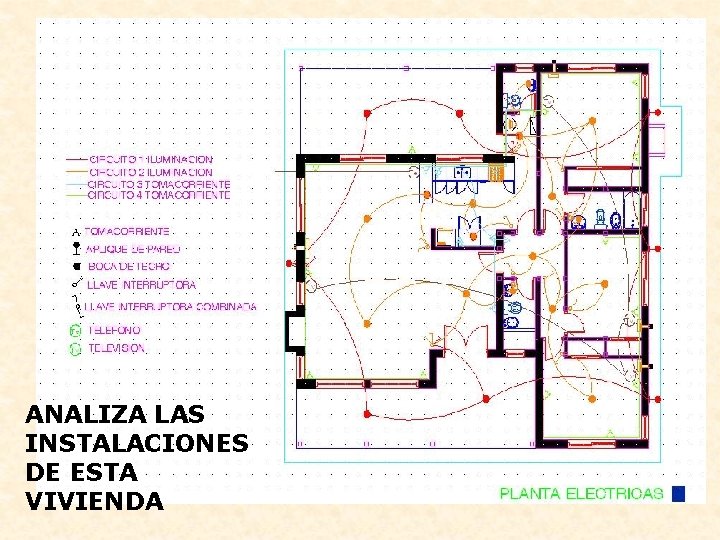 ANALIZA LAS INSTALACIONES DE ESTA VIVIENDA 