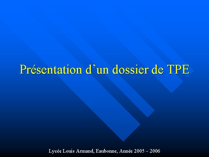 Dossier Tpe Page De Garde