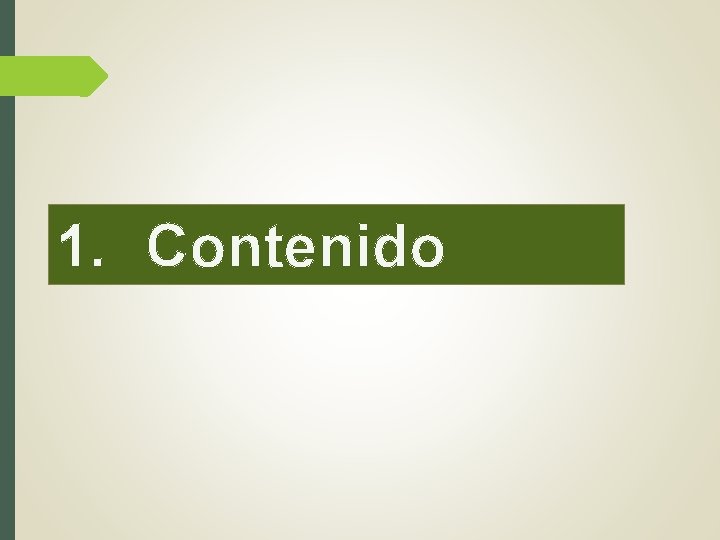 1. Contenido 