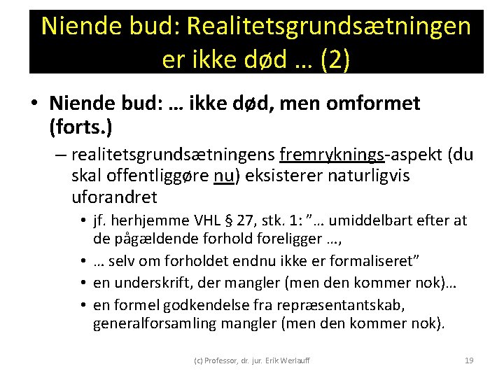 Niende bud: Realitetsgrundsætningen er ikke død … (2) • Niende bud: … ikke død, Niende bud: Realitetsgrundsætningen er ikke død … (2) • Niende bud: … ikke død,