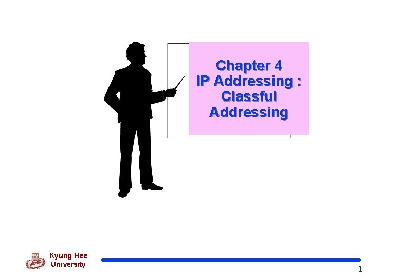 Chapter 4 IP Addressing : Classful Addressing Kyung Hee University 1 