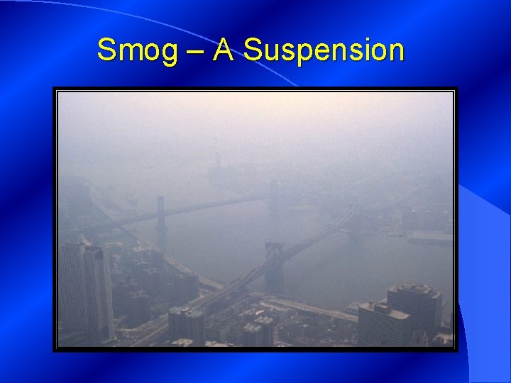 Smog – A Suspension 