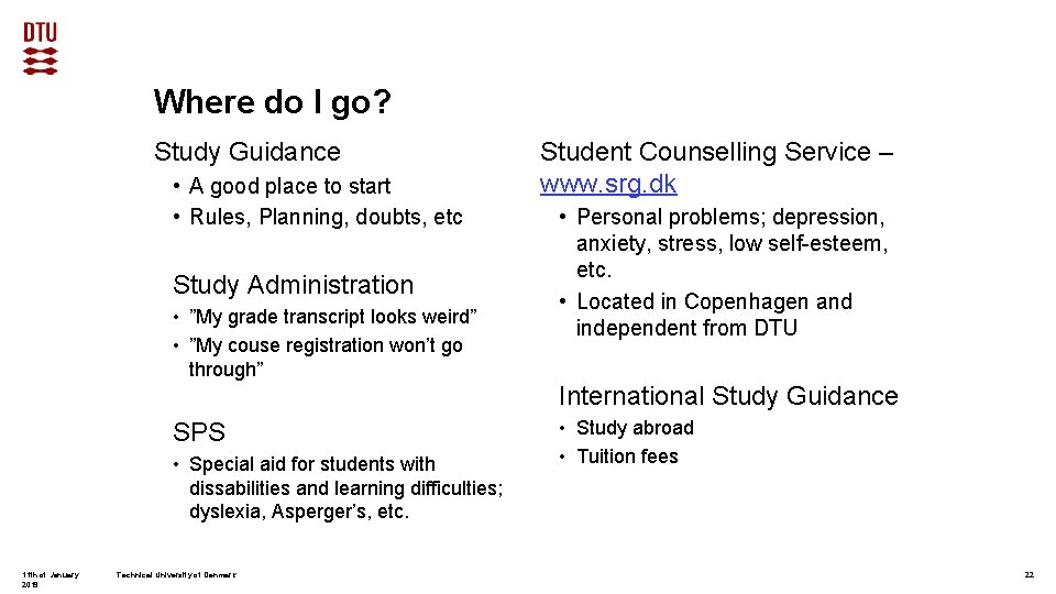 Where do I go? Study Guidance • A good place to start • Rules,