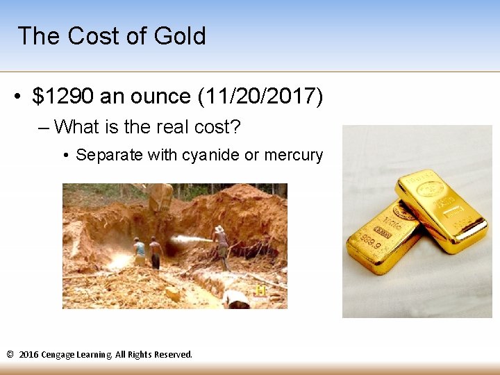 The Cost of Gold • $1290 an ounce (11/20/2017) – What is the real The Cost of Gold • $1290 an ounce (11/20/2017) – What is the real