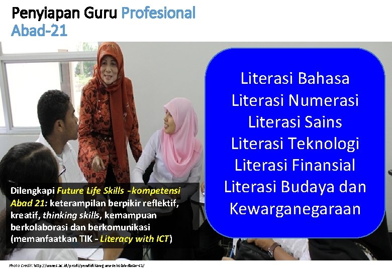 Penyiapan Guru Profesional Abad-21 Dilengkapi Future Life Skills – kompetensi Abad 21: keterampilan berpikir