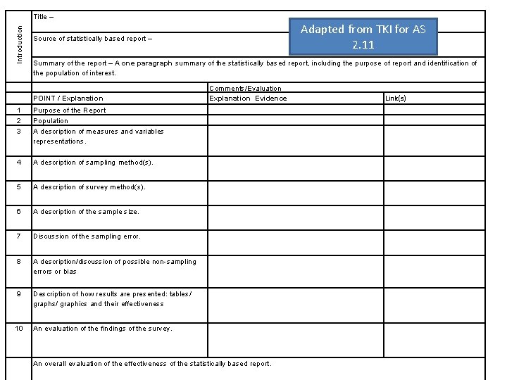 Introduction Title – Adapted from TKI for AS 2. 11 Source of statistically based