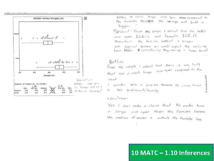 10 MATC – 1. 10 Inferences 